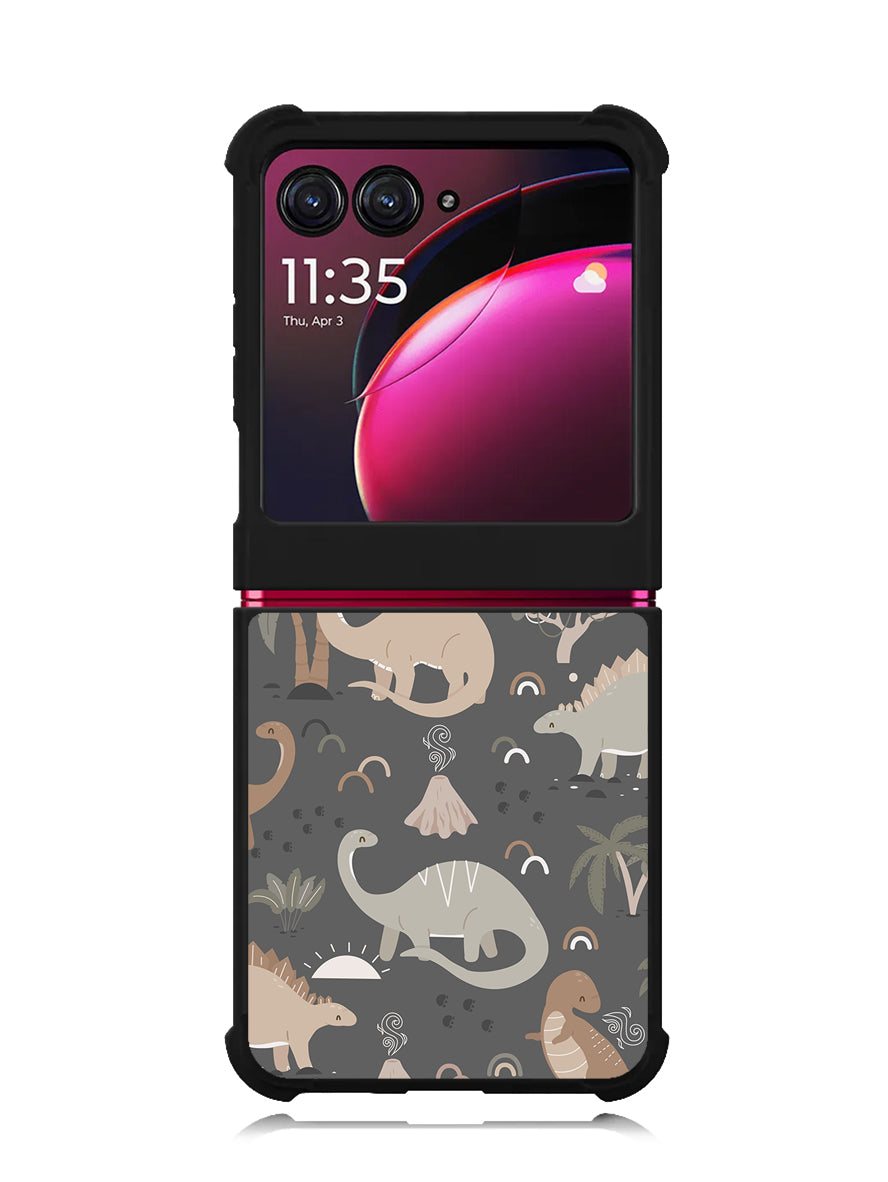 Cute Dinosaurs Motorola Moto Razr Plus 2023 , Moto Razr+ 2023 Case