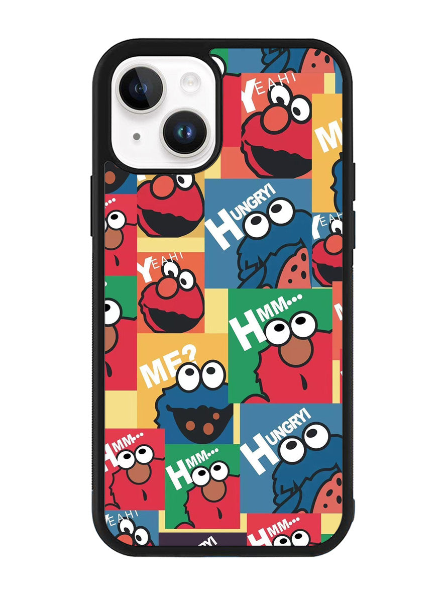 Elmo Hungry Hmm iPhone 14 Case QC9073
