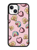 Girly Rainbow Pattern iPhone 15 Plus Case OV9070