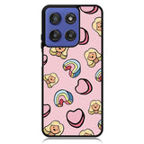 Girly Rainbow Pattern Motorola Moto G Stylus 5G 2025 Case OV9070