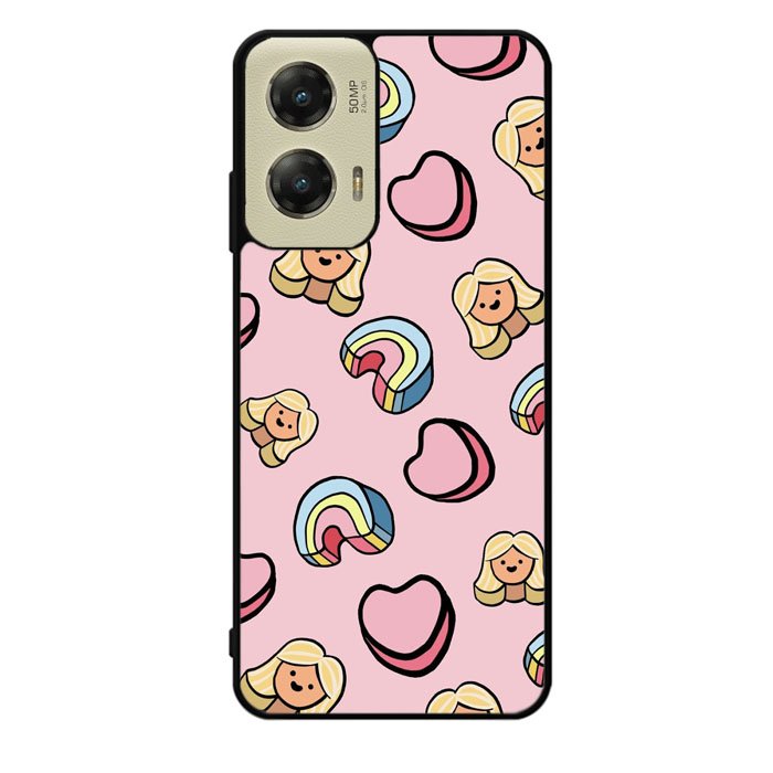 Girly Rainbow Pattern Motorola Moto G Stylus 5G 2024 Case OV9070