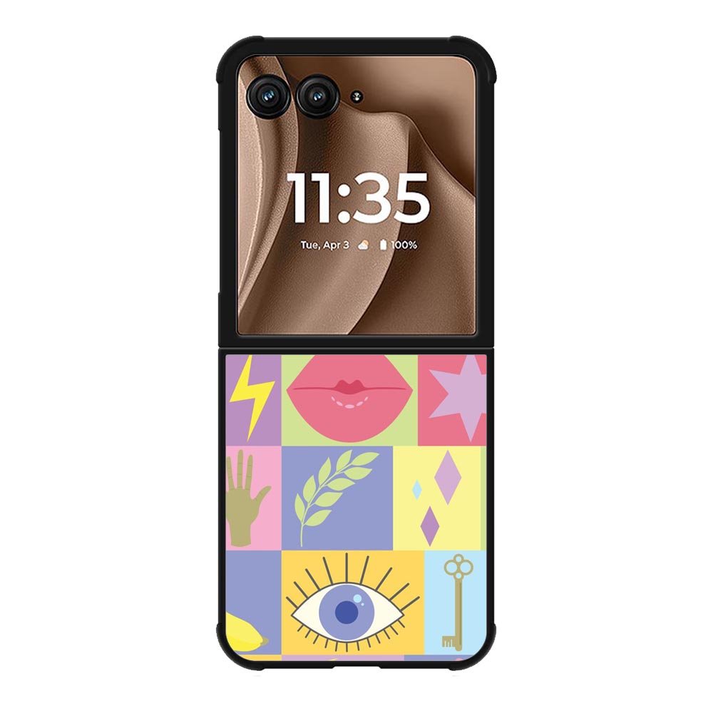 Girly Wallpaper Motorola Moto RAZR Plus 2025 Case OV9069