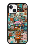 Gumball Pattern iPhone 15 Plus Case OV9068
