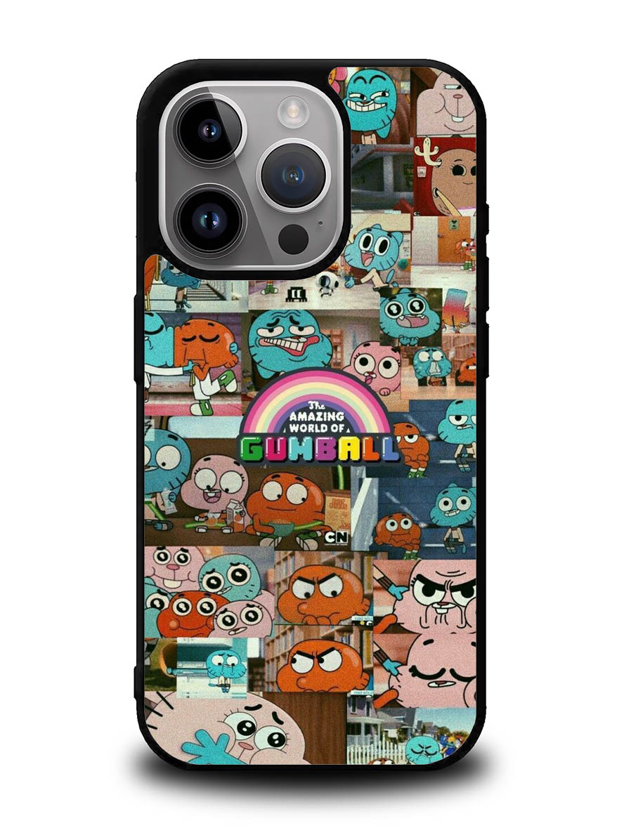 Gumball Pattern iPhone 14 Pro Case QC9068