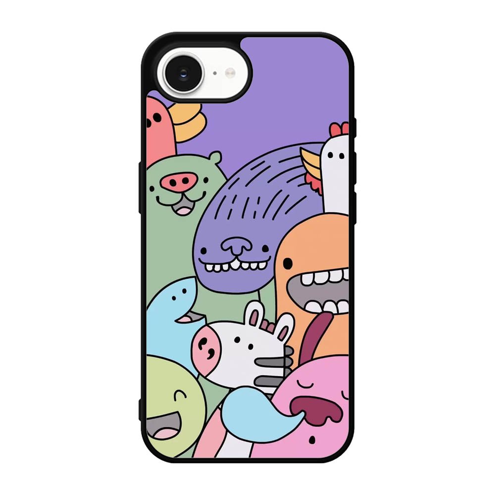 Kawaii Doodle iPhone 17e Case OV9062