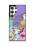 Kawaii Doodle Samsung Galaxy S25 Ultra 5G Case QC9062