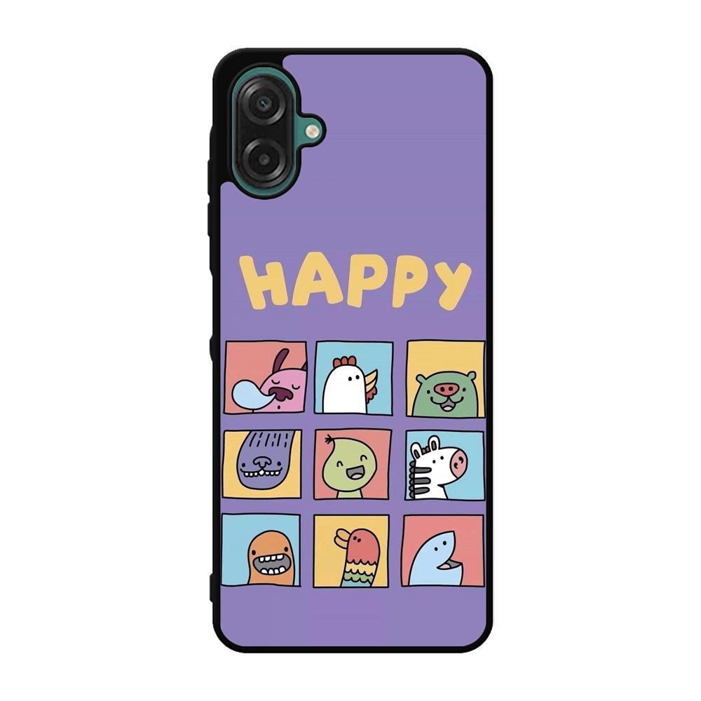 Kawaii Emoji Happy Samsung Galaxy A07 Case QC9061