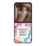 Manifest Your Vision Motorola Moto RAZR Plus 2025 Case OV9058