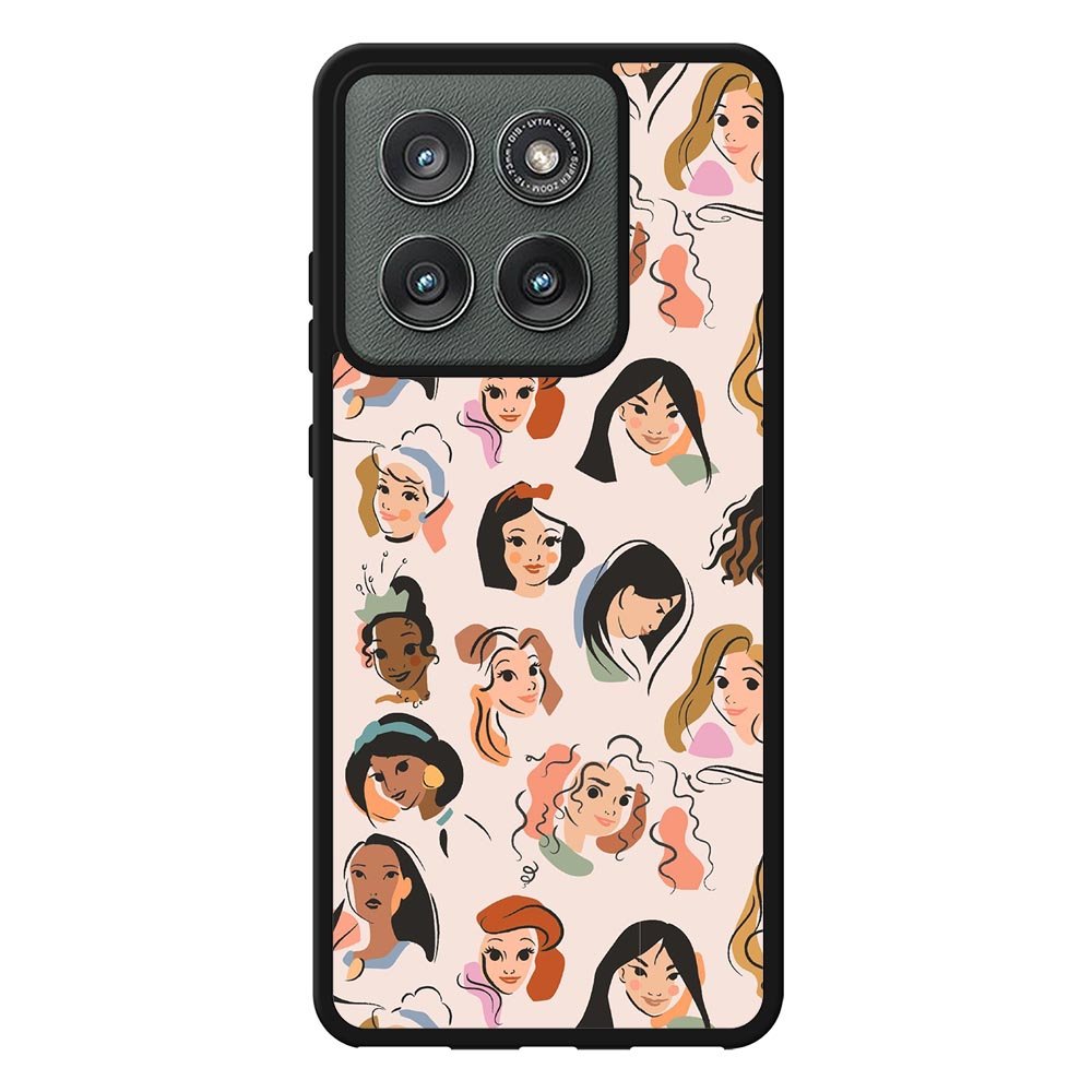 Princess Disney Face Motorola Moto Edge 2025 Case QC9053