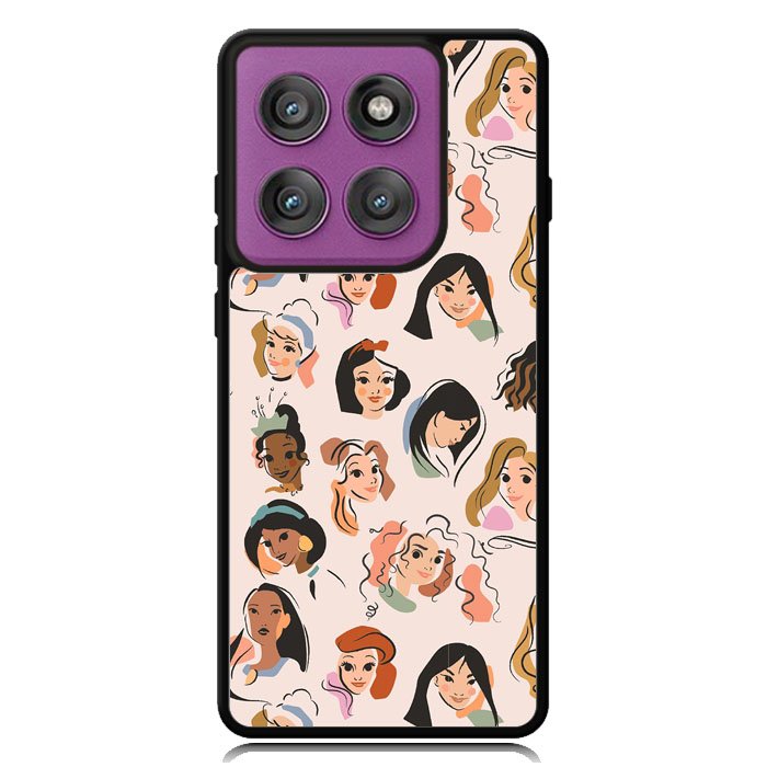 Princess Disney Face Motorola Moto Edge 2025 | Moto Edge 60 Fusion | Moto Edge 60 Pro Case OV9053