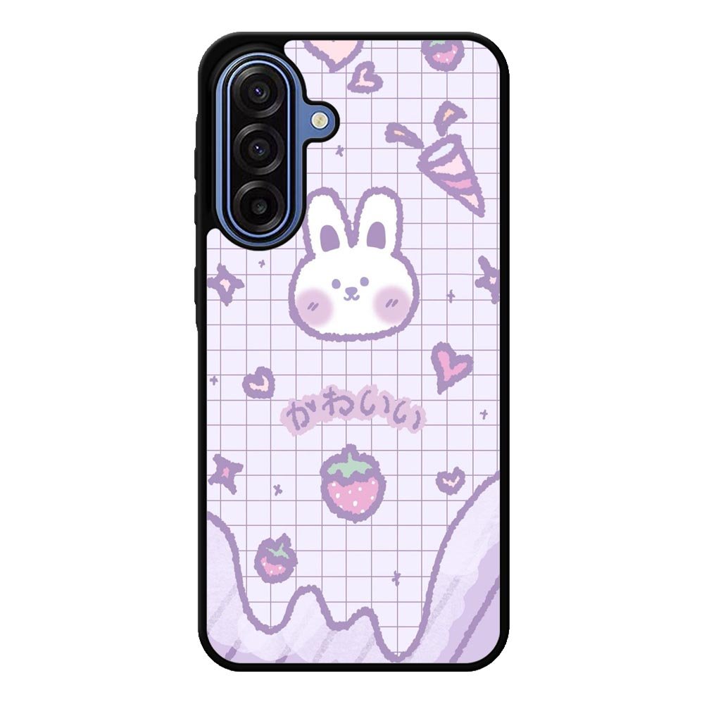Rabbit Cute Purple Samsung Galaxy A17 Case OV9051