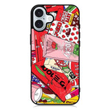 Snack Wallpaper iPhone 16 Plus Case QC9047