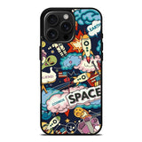 Space Sticker iPhone 16 Pro Case OV9044