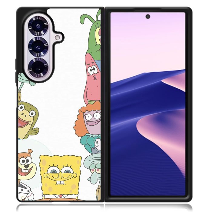 Spongebob and Friends Samsung Galaxy Z Fold 7 Case OV9043