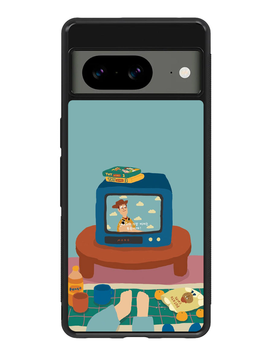 Watching Woody Google Pixel 8 Case QC9037
