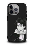 Attack on Titan Levi Face iPhone 14 Pro Case QC9029
