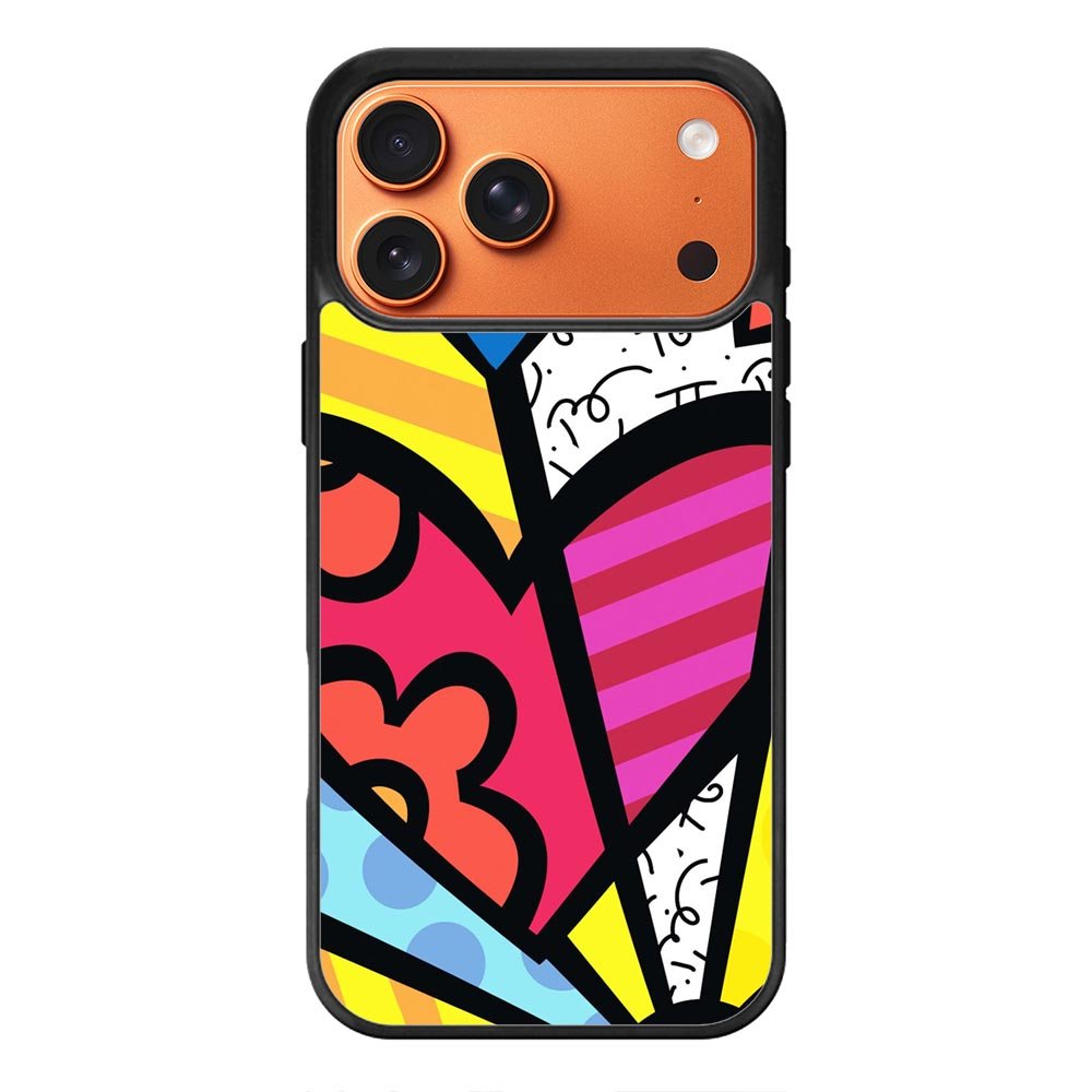 Romero Britto Love iPhone 17 Pro Case OV9035