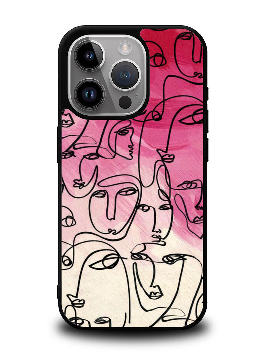 Abstract Illustrasi iPhone 16 Pro Case OV11229