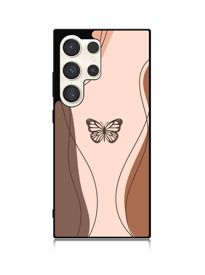 Butterfly Aesthetic Simple Samsung Galaxy S23 Ultra 5G Case QC11187