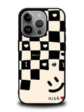 I Love You Pattern iPhone 14 Pro Case QC11115