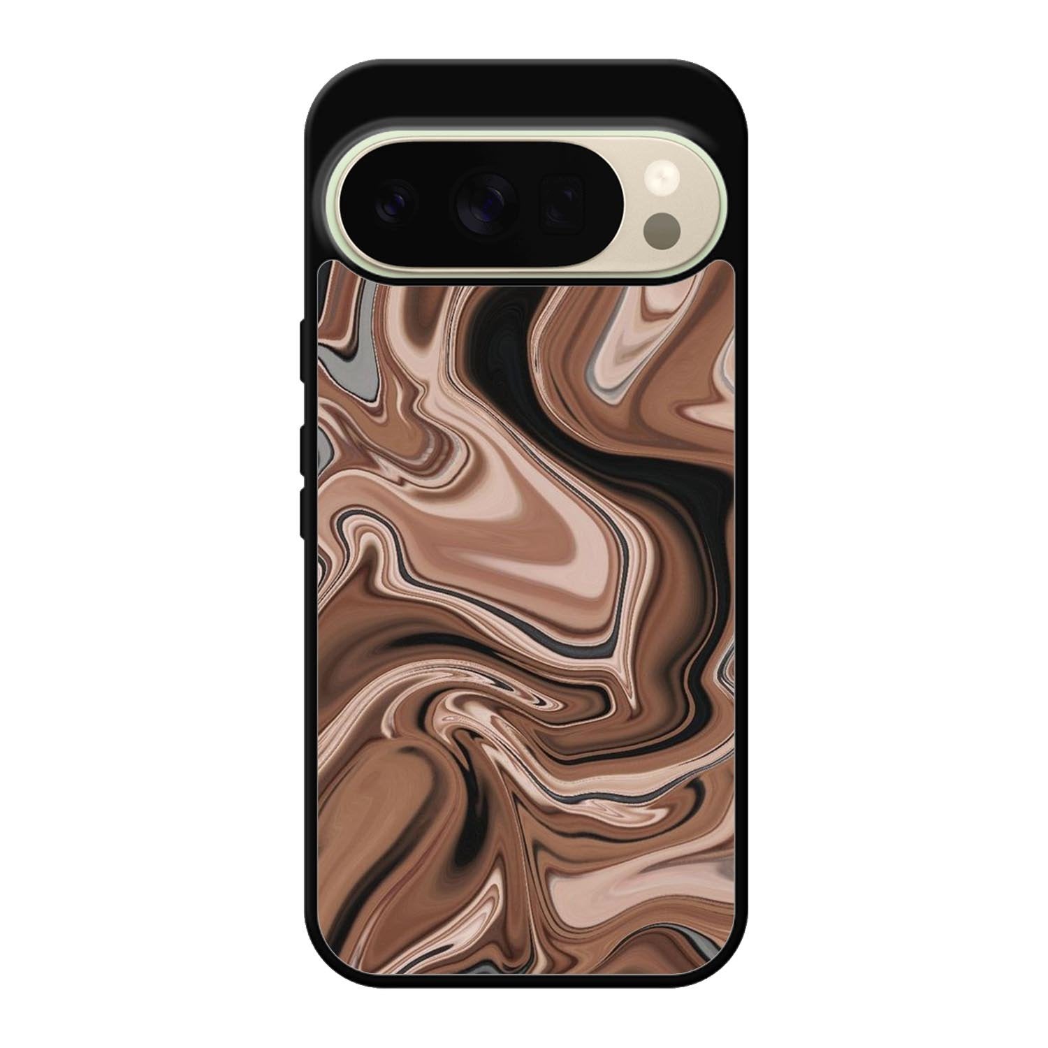 Marble Brown Google Pixel 10 Pro Case QC11134