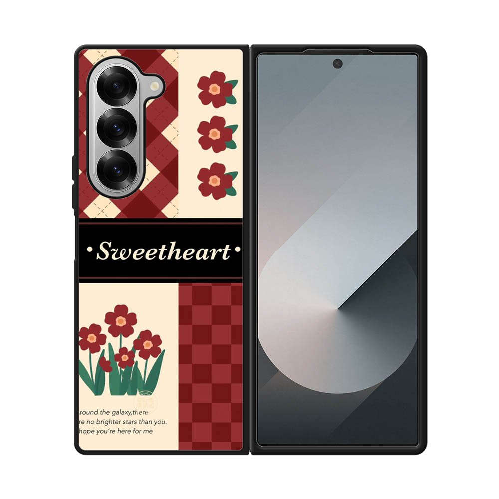 Red Sweetheart Samsung Galaxy Z Fold 7 5G Case QC11012