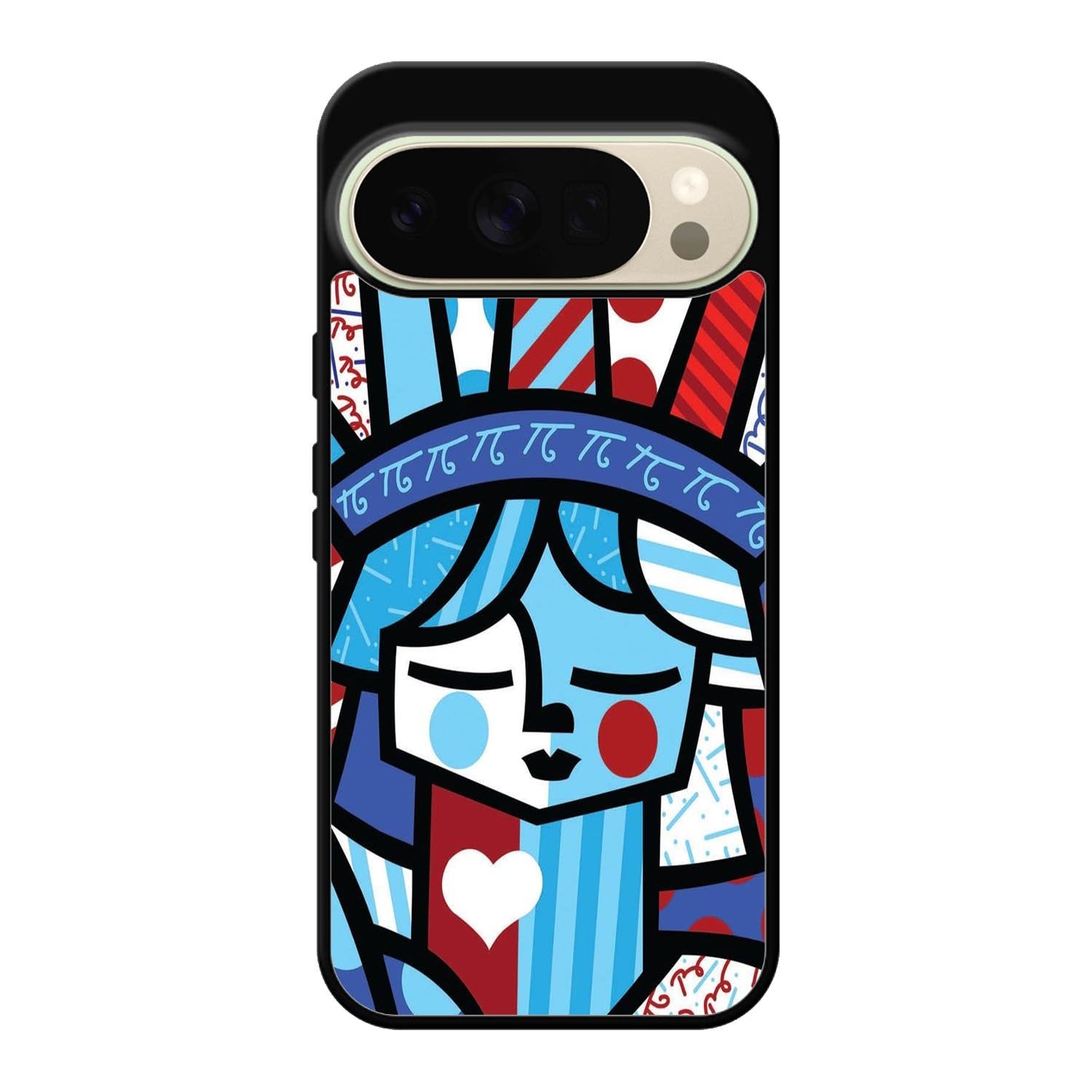 Romero Britto Statue Of Liberty Google Pixel 10 Pro Case QC11014