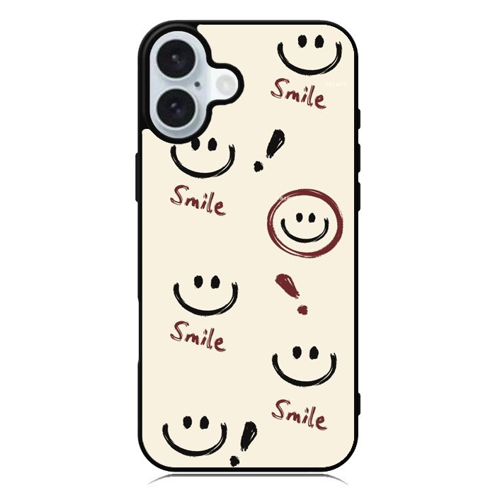 Smile Emoticon iPhone 16 Case QC11031