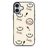 Smile Emoticon iPhone 16 Plus Case QC11031