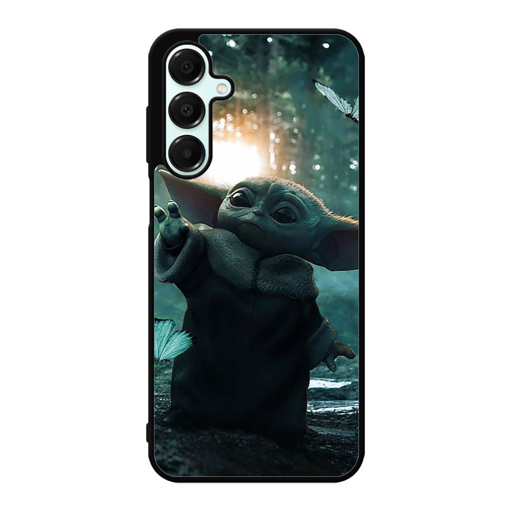 Baby Yoda In The Forest Love Butterfly Samsung Galaxy A16 Case OV5237