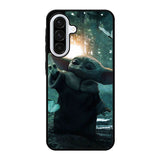 Baby Yoda In The Forest Love Butterfly Samsung Galaxy A56 Case OV5237