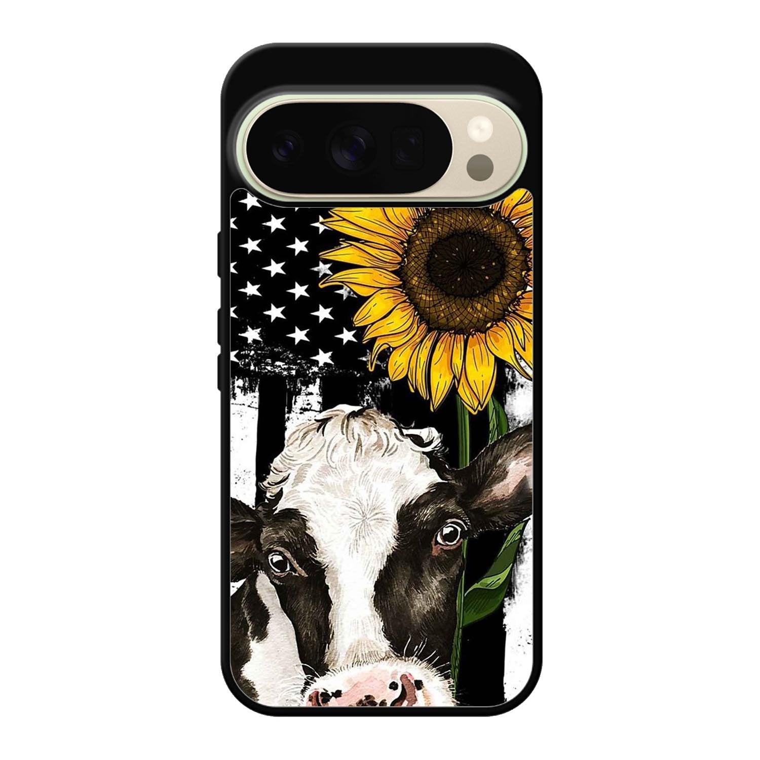 Cow Sunflower Google Pixel 10 Pro XL Case QC10919