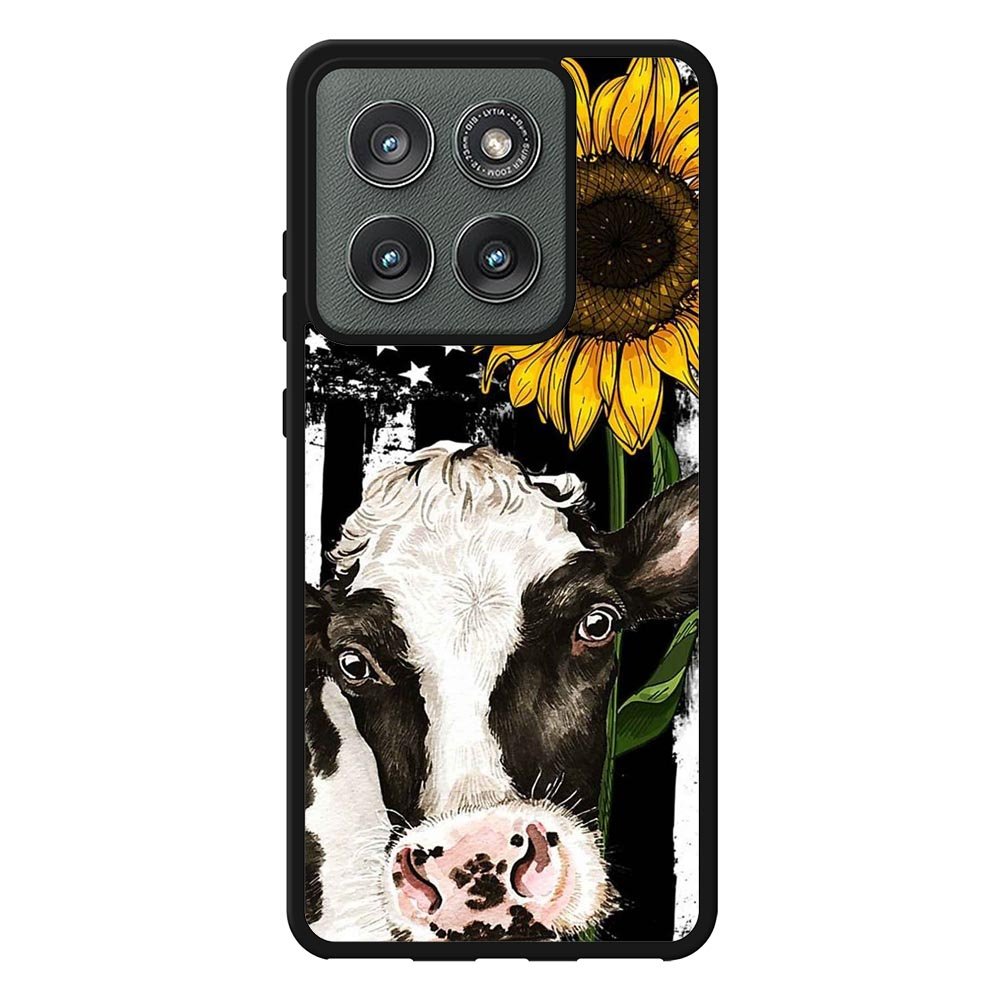 Cow Sunflower Motorola Moto Edge 2025 Case QC10919