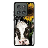 Cow Sunflower Motorola Moto Edge 2025 Case QC10919