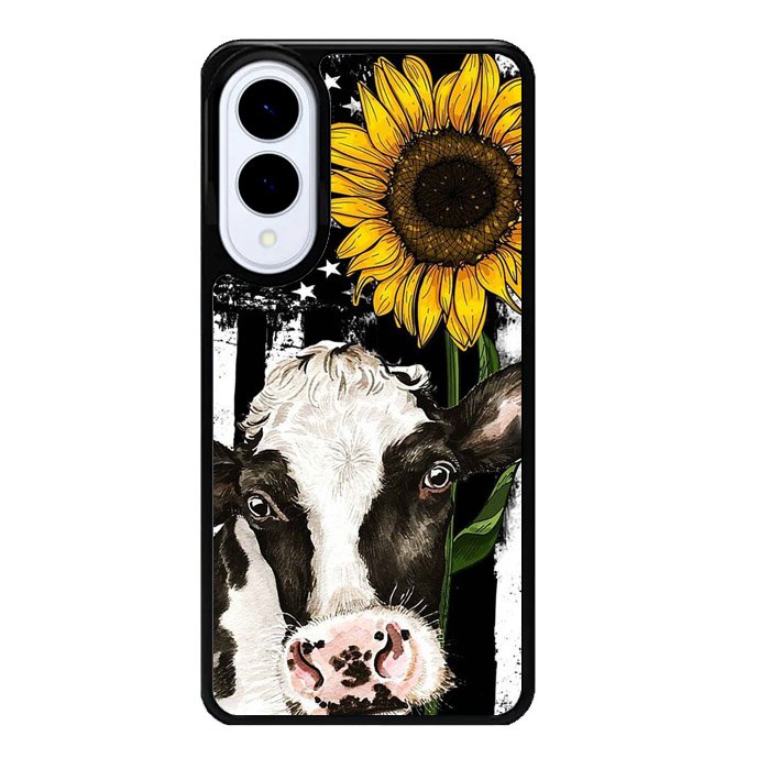 Cow Sunflower Samsung Galaxy S25 Edge 5G Case OV10919