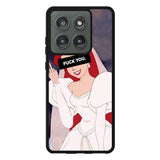 Princess Ariel Middle Finger Motorola Moto Edge 2025 Case QC10794
