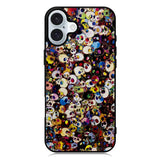 Takashi Murakami Color Skull iPhone 16 Plus Case QC10838