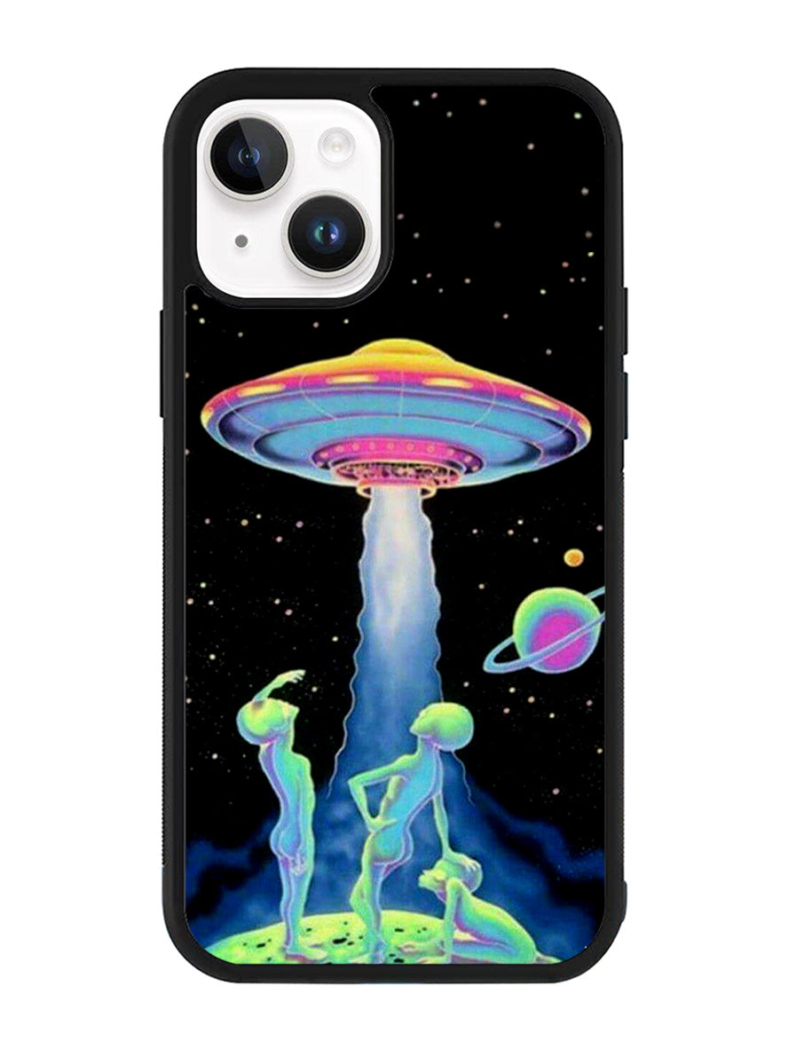 Aesthetic Alien Psychadelic Art iPhone 15 Plus Case OV10630