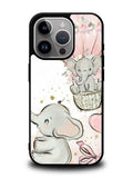 Dumbo Drawing Air Balloon iPhone 14 Pro Max Case QC10558
