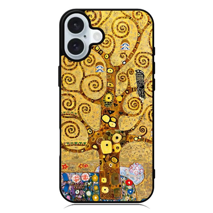 Klimt Trees iPhone 16 Plus Case QC10612