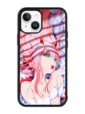 Sakura Zero Two Darling iPhone 15 Plus Case OV10410