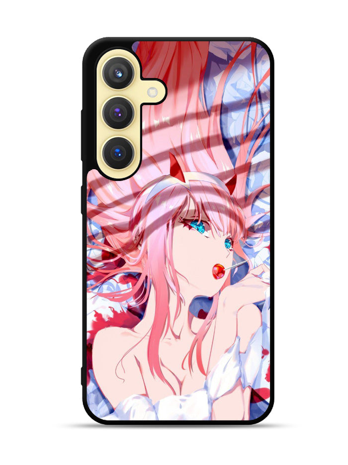 Sakura Zero Two Darling Samsung Galaxy S24 Plus 5G , Samsung Galaxy S24+ 5G Case