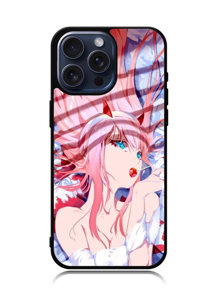 Sakura Zero Two Darling iPhone 15 Pro Max Case OV10410