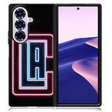 Los Angeles Clippers Neon Samsung Galaxy Z Fold 7 Case OV9370