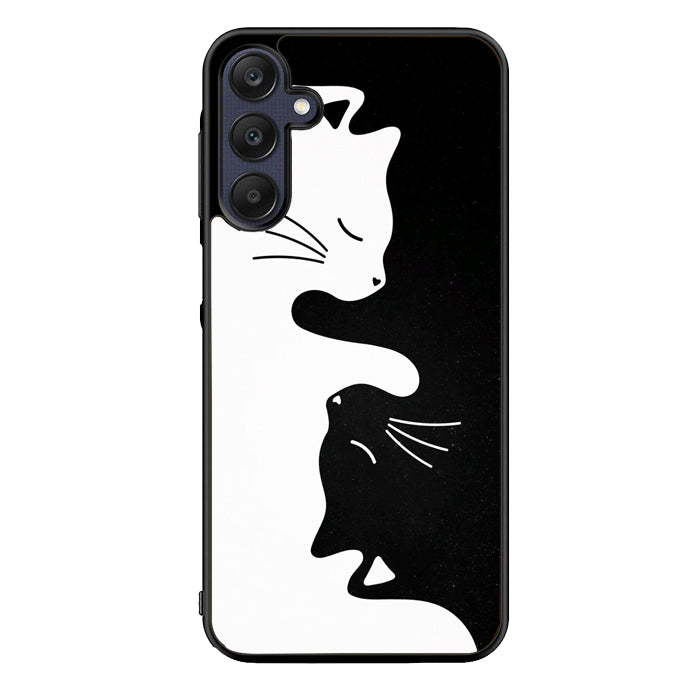 Cats yin yan NDK0096 Samsung Galaxy A15 A25 A35 A55 5G Case