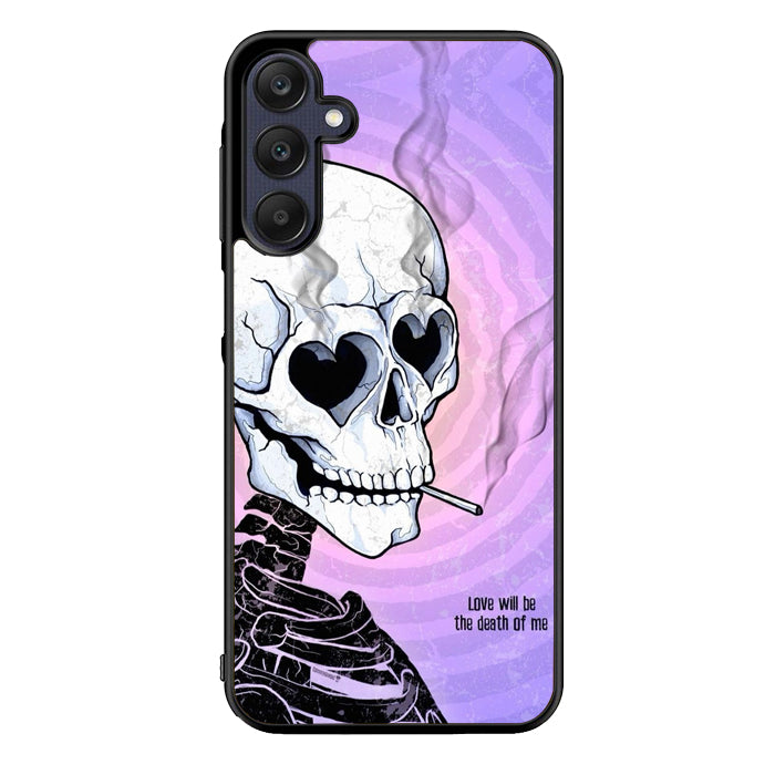 A skull falls in love NDK0114 Samsung Galaxy A15 A25 A35 A55 5G Case