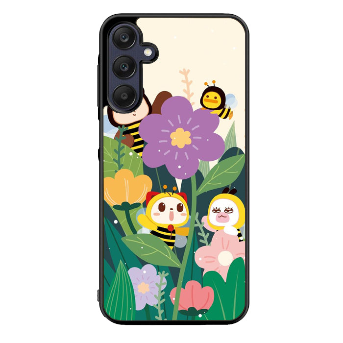 Bee animals flower NDK0134 Samsung Galaxy A15 A25 A35 A55 5G Case