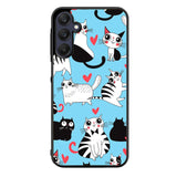 Cats pattern love NDK0161 Samsung Galaxy A15 A25 A35 A55 5G Case