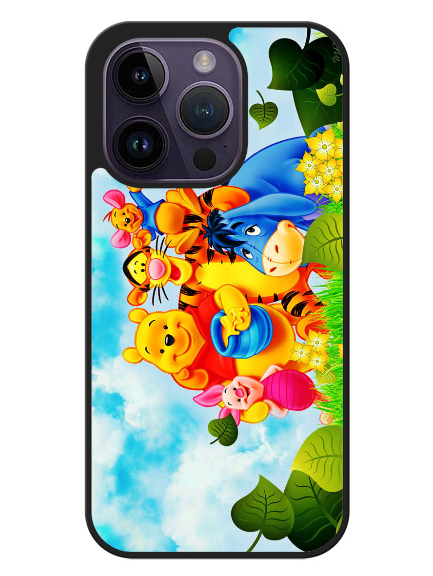 Winnie The Pooh Cartoon iPhone 14 Pro Case