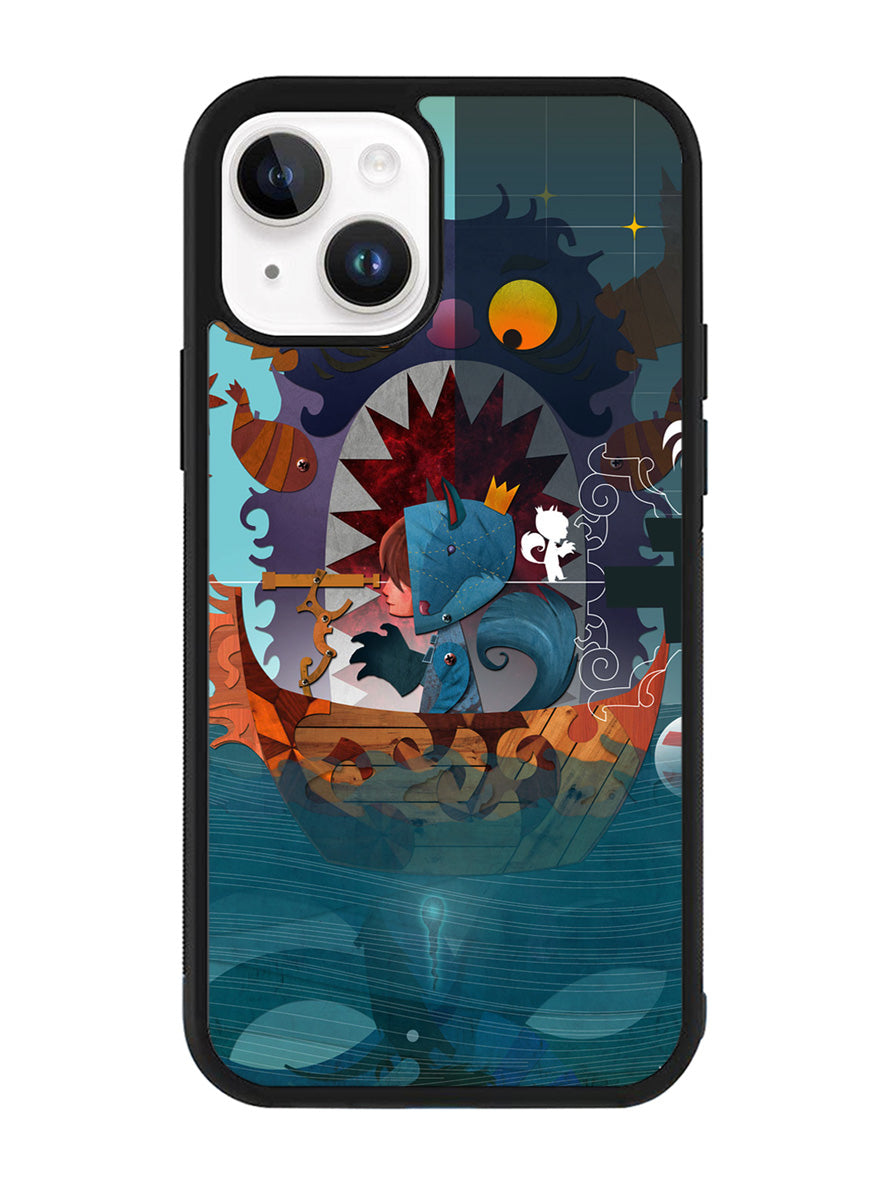 Where the Wild Things Are cartoon Wallpaper iPhone 15 Plus Case OV1494